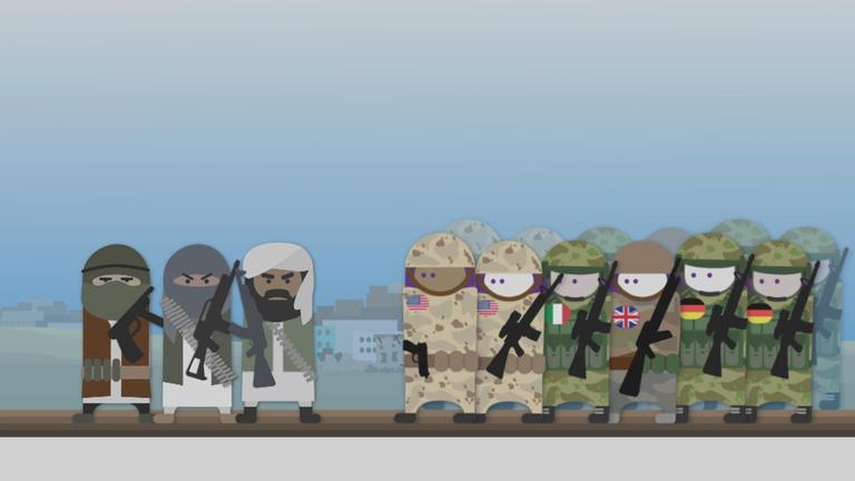 Grafik Truppenabzug Afghanistan 