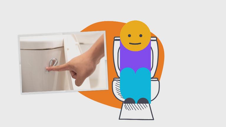 Grafikerklärstück Welttoilettentag