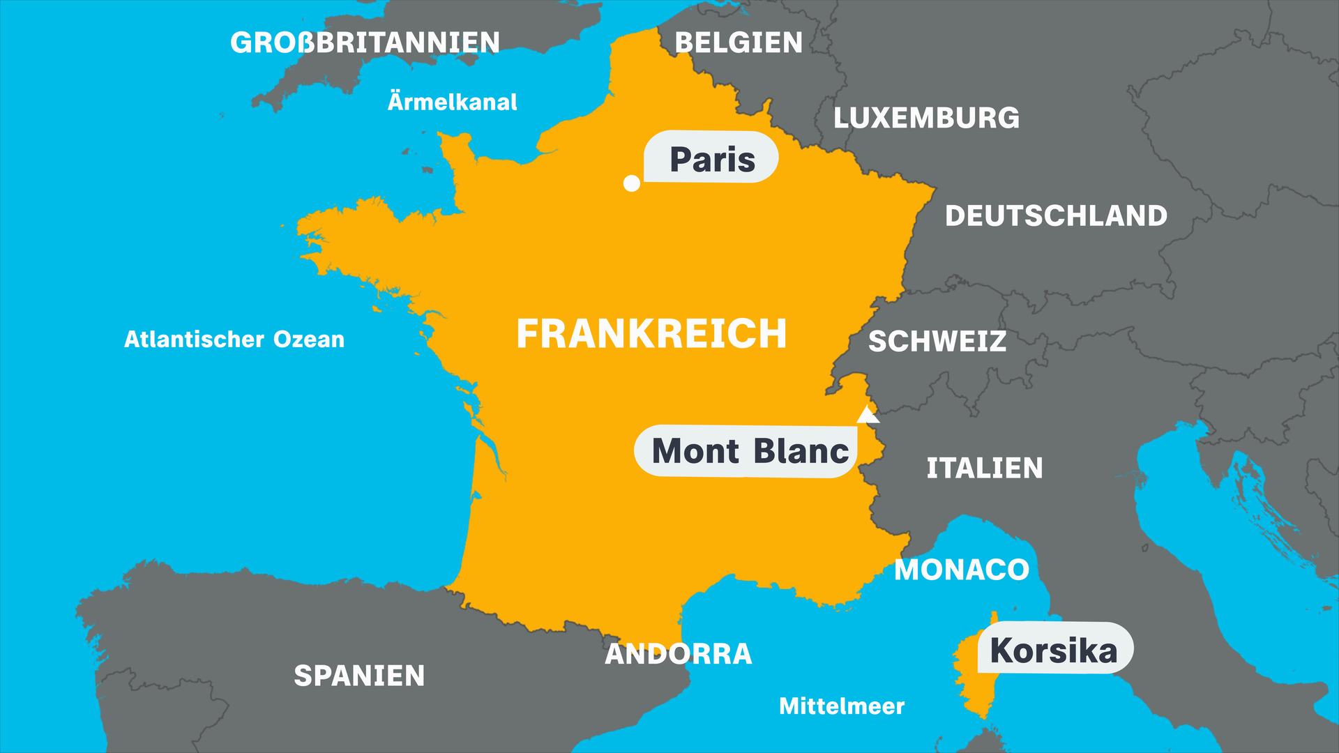 EU-Karte: Frankreich