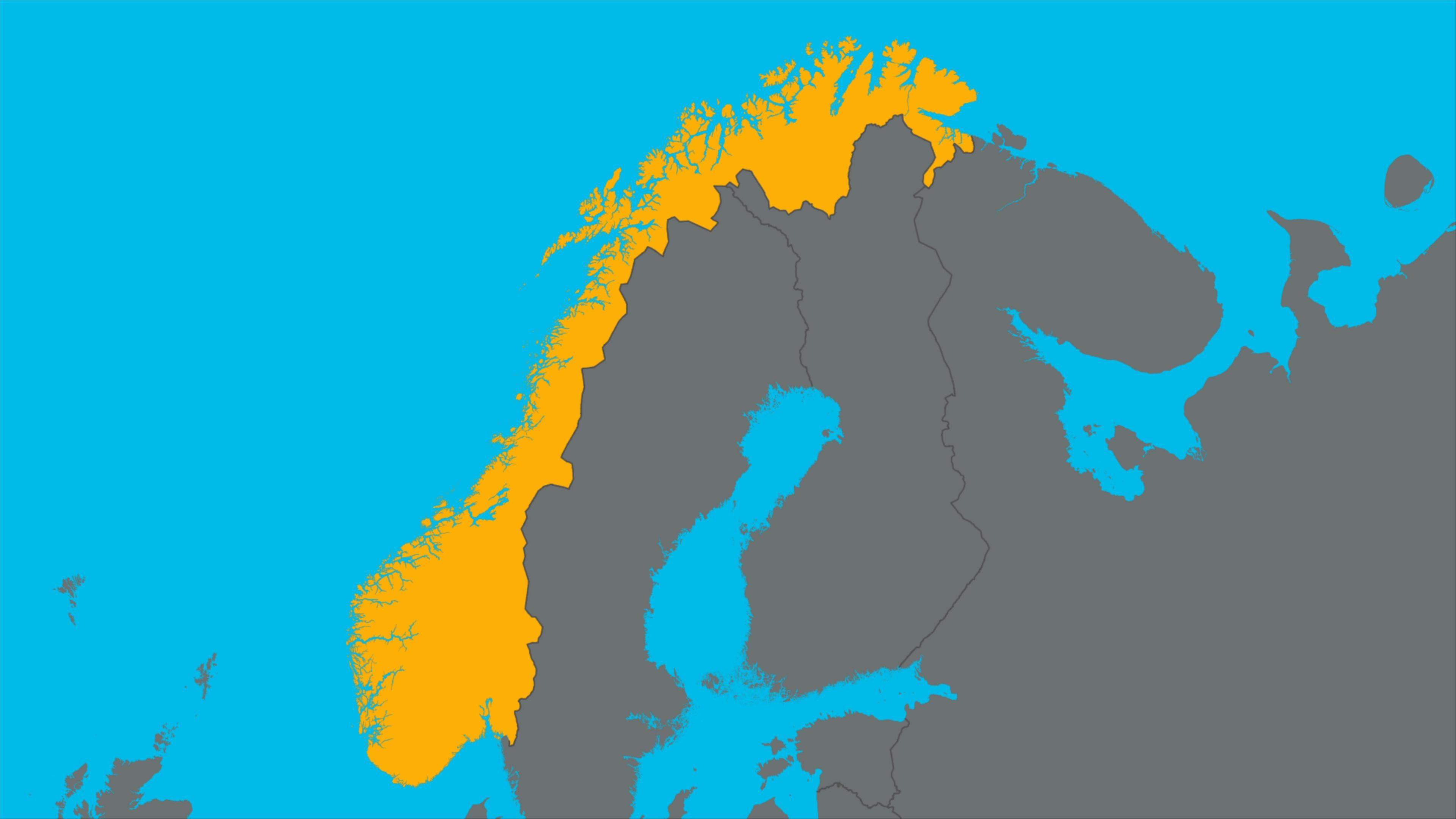 EU-Karte: Norwegen