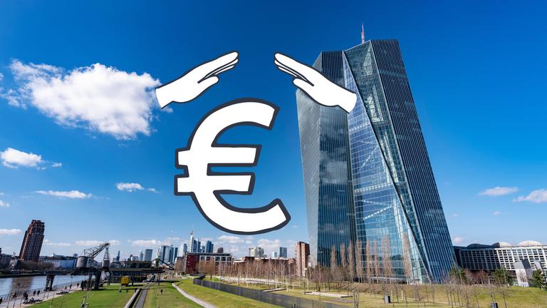 Gebäude der Europäischen Zentralbank in Frankfurt am Main