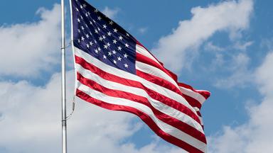 Die amerikanische Fahne
