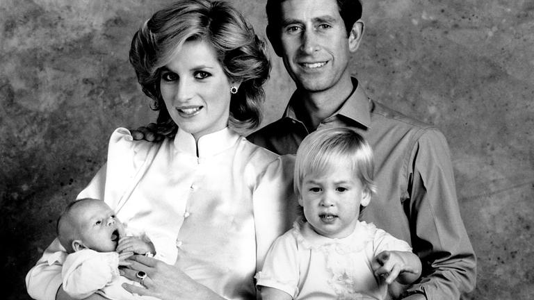 Charles mit seiner Familie