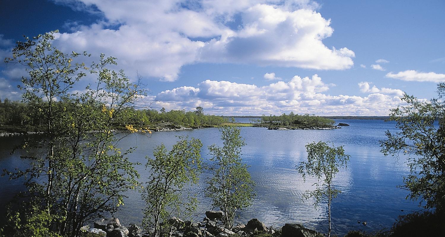 Seen-Landschaft in Finnland