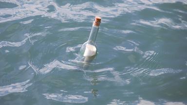 Eine Flaschenpost