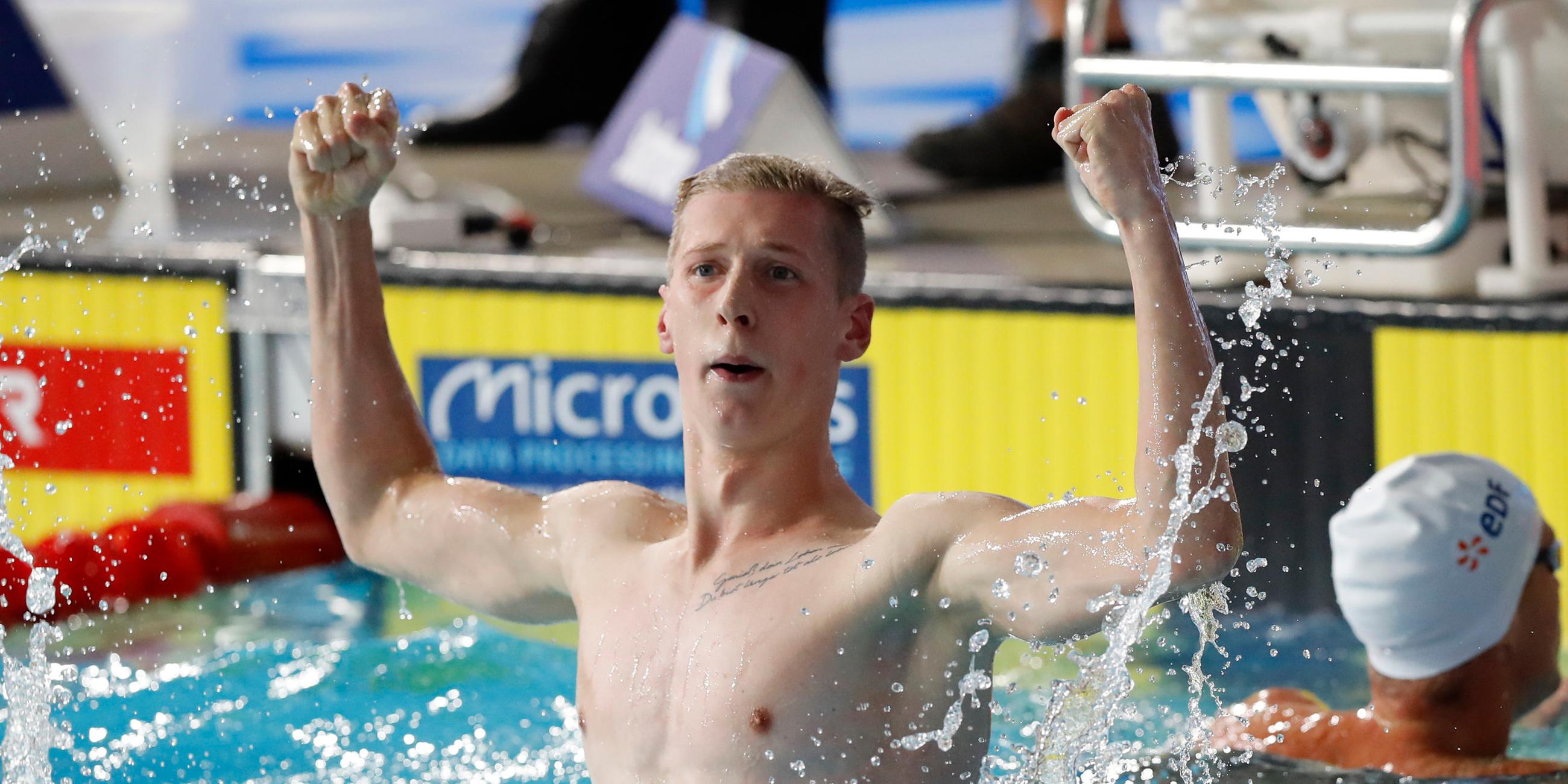 Florian Wellbrock gewinnt Gold über 1500m