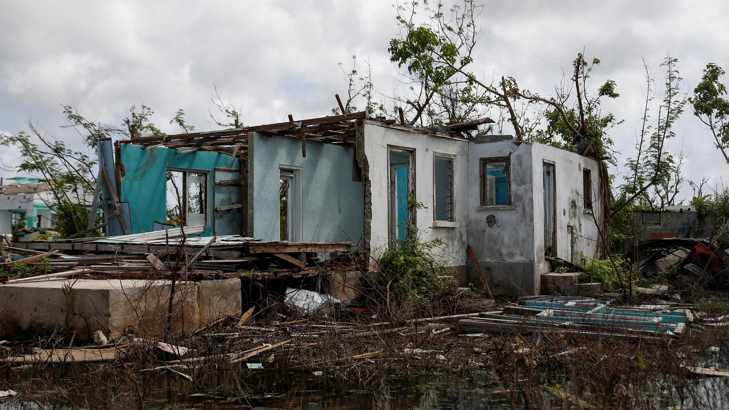 Folgen von Hurrikan Irma auf der Insel Barbuda