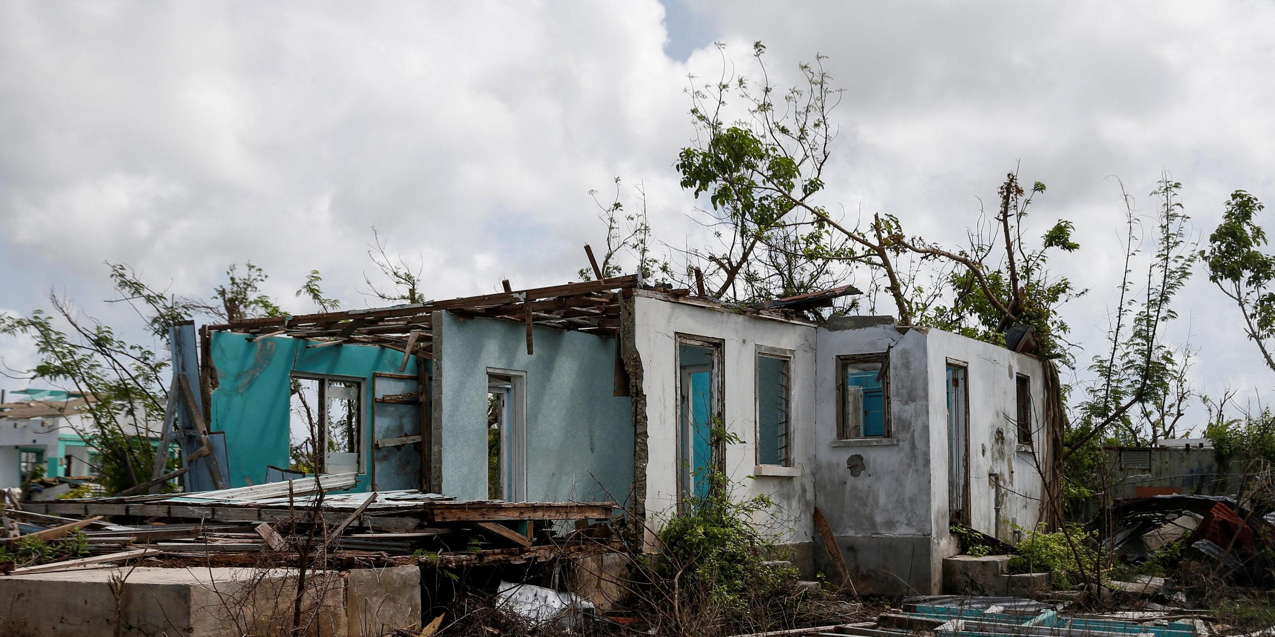 Folgen von Hurrikan Irma auf der Insel Barbuda