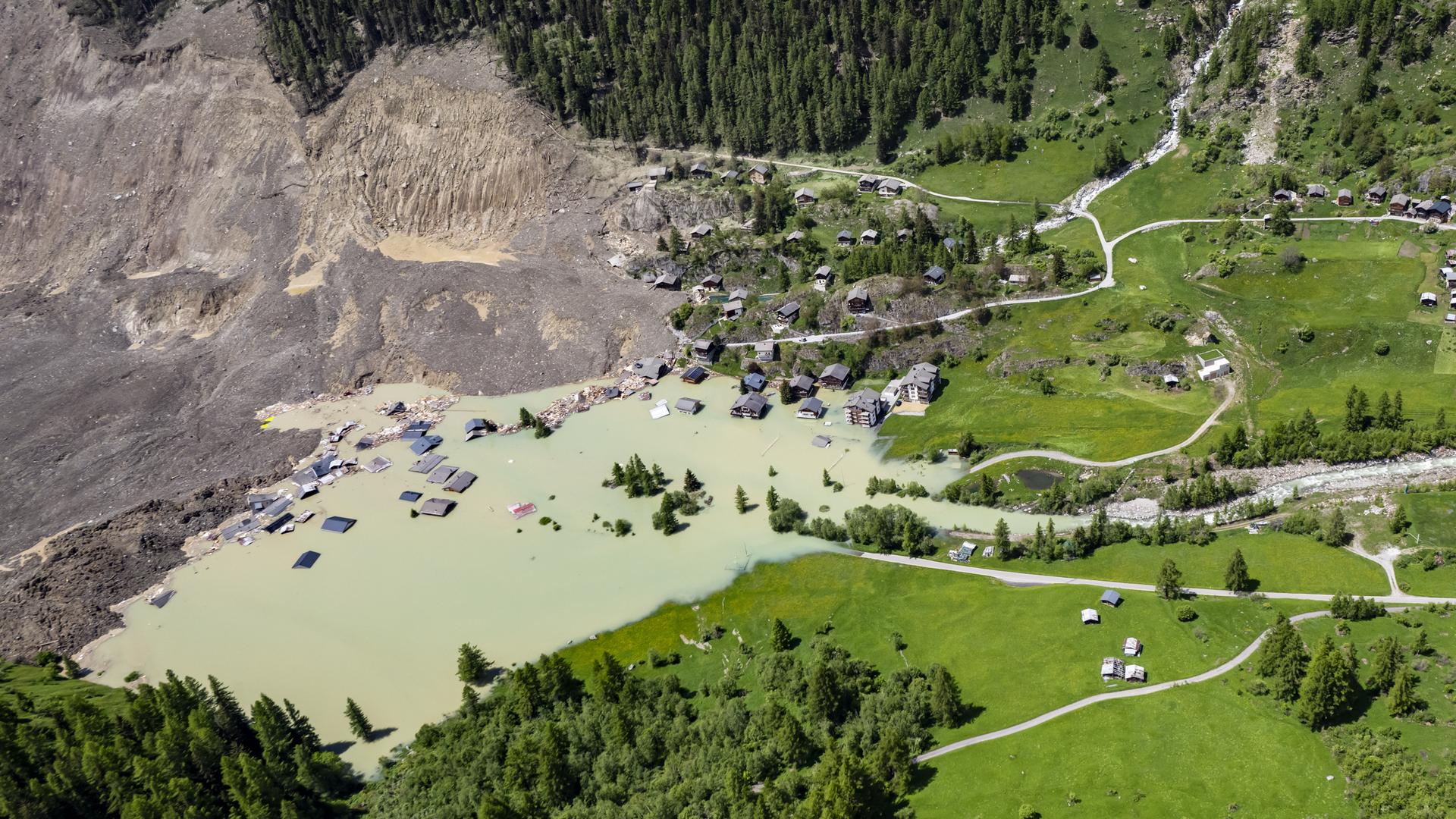 Das verschüttete Dorf Blatten