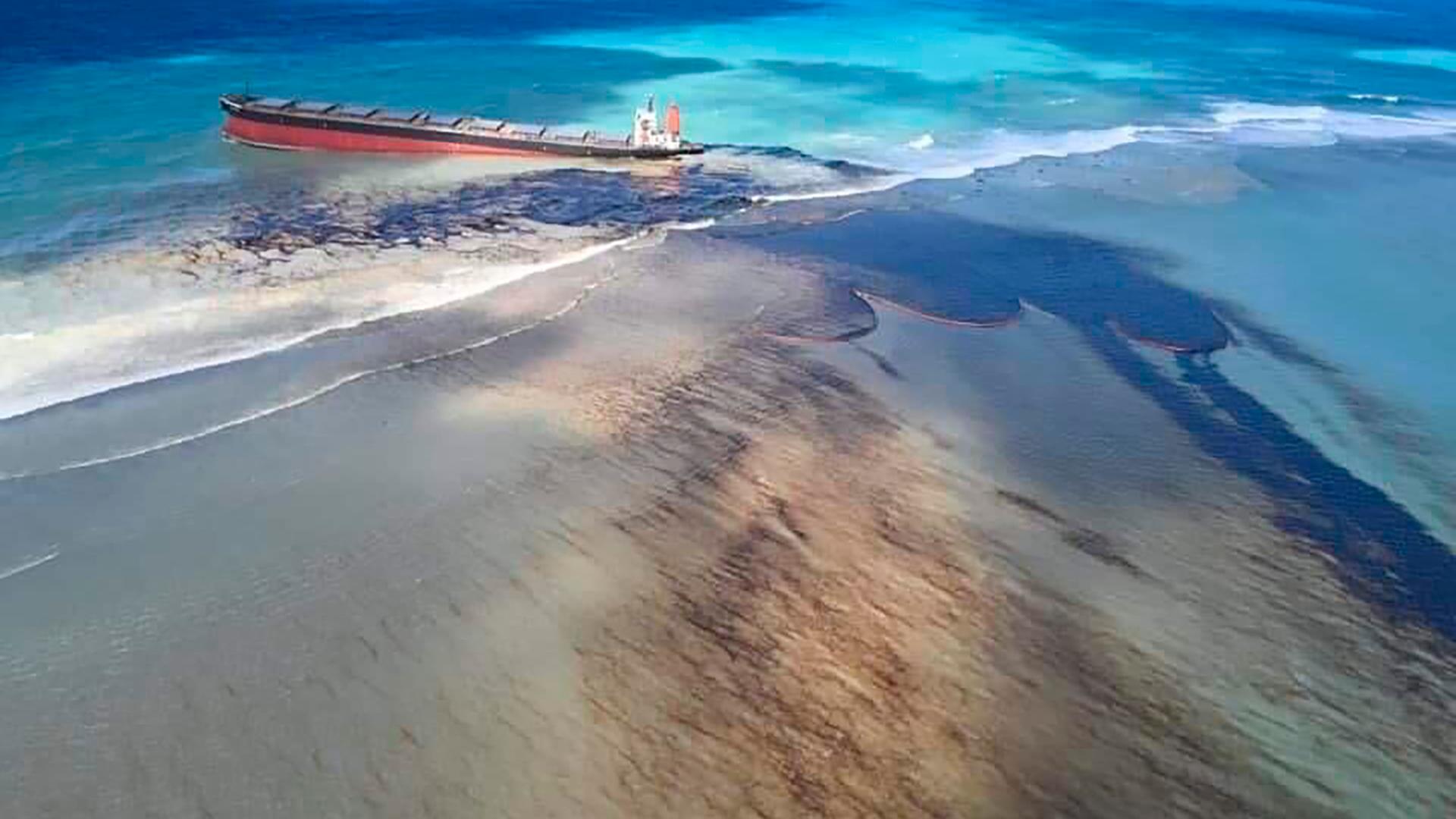 Ölkatastrophe Mauritius