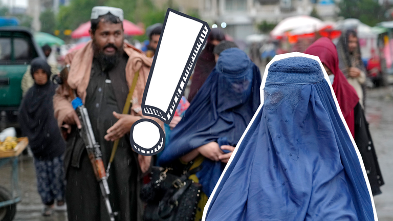 Verschleierte Frauen in Afghanistan