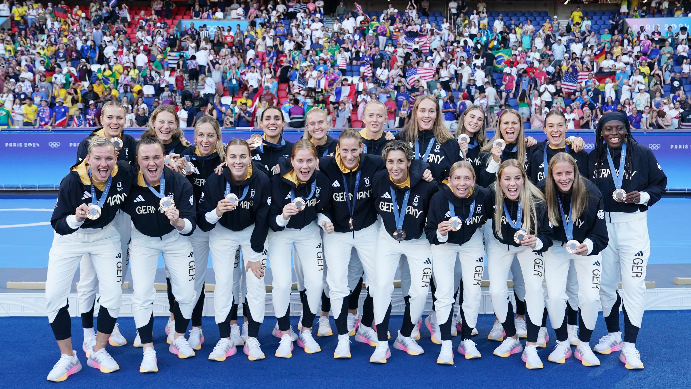 Deutschland holt Bronze im Fußball der Frauen bei den Olympischen Spielen 2024 in Paris