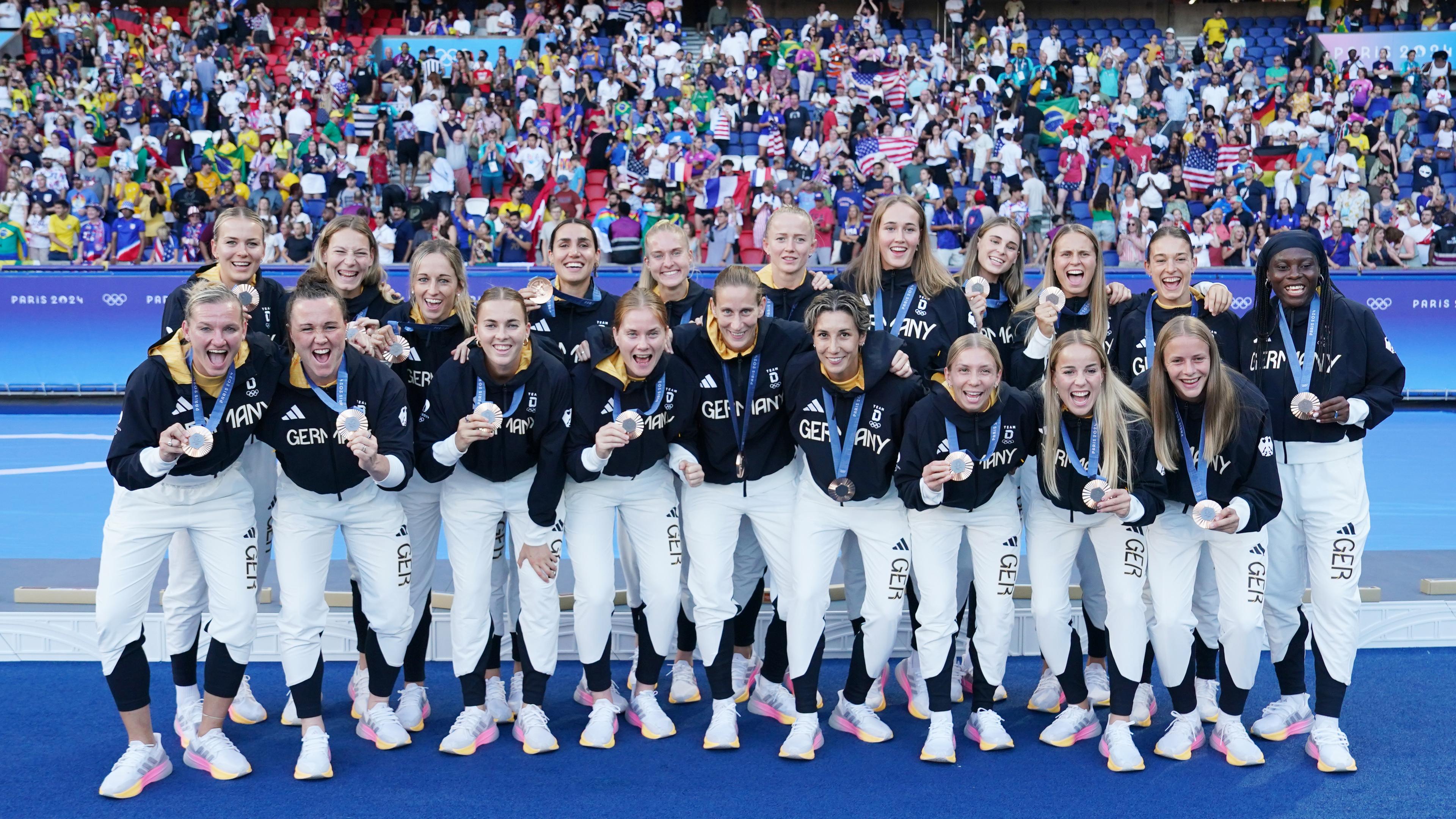 Deutschland holt Bronze im Fußball der Frauen bei den Olympischen Spielen 2024 in Paris
