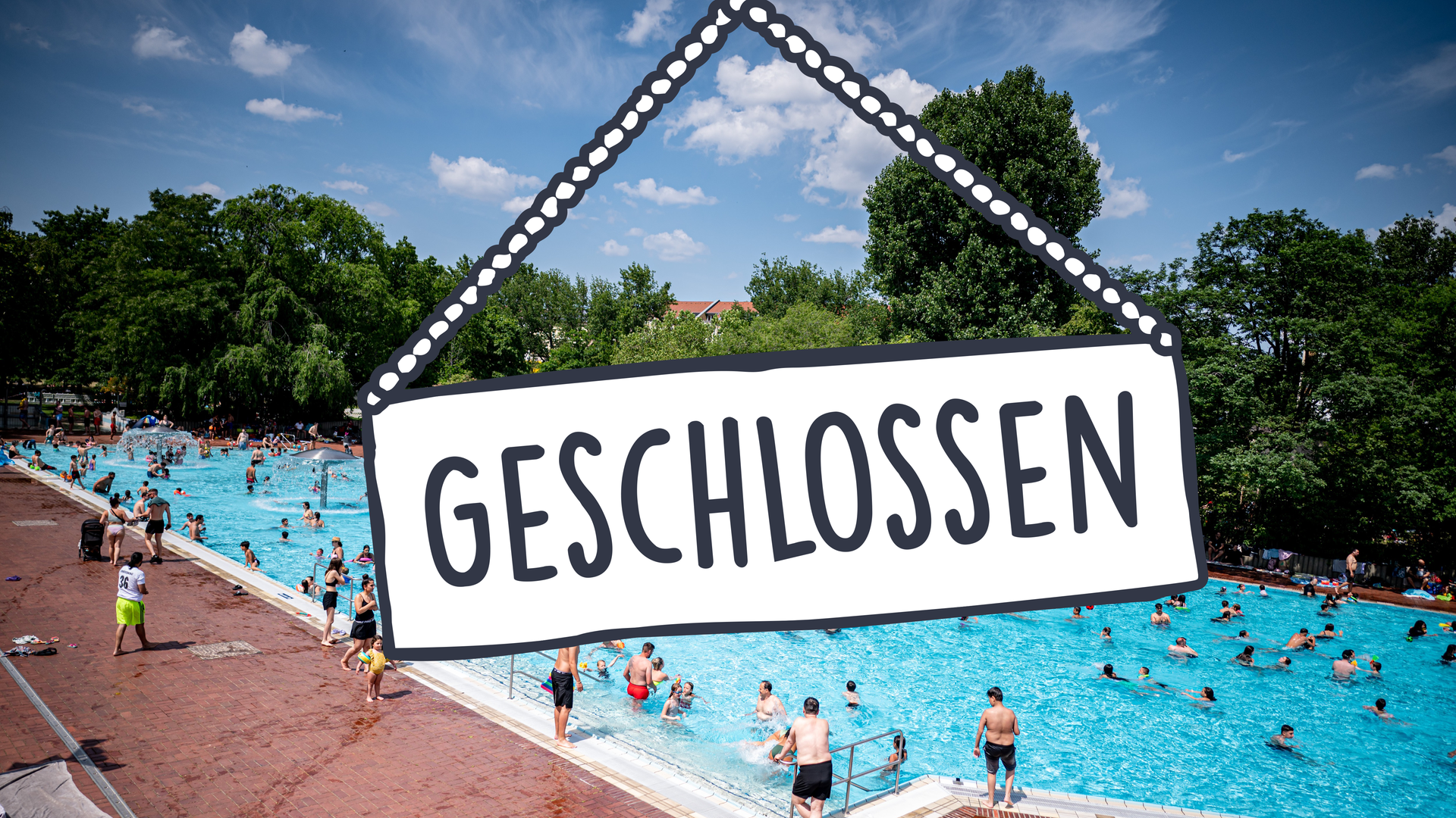 Freibad geschlossen