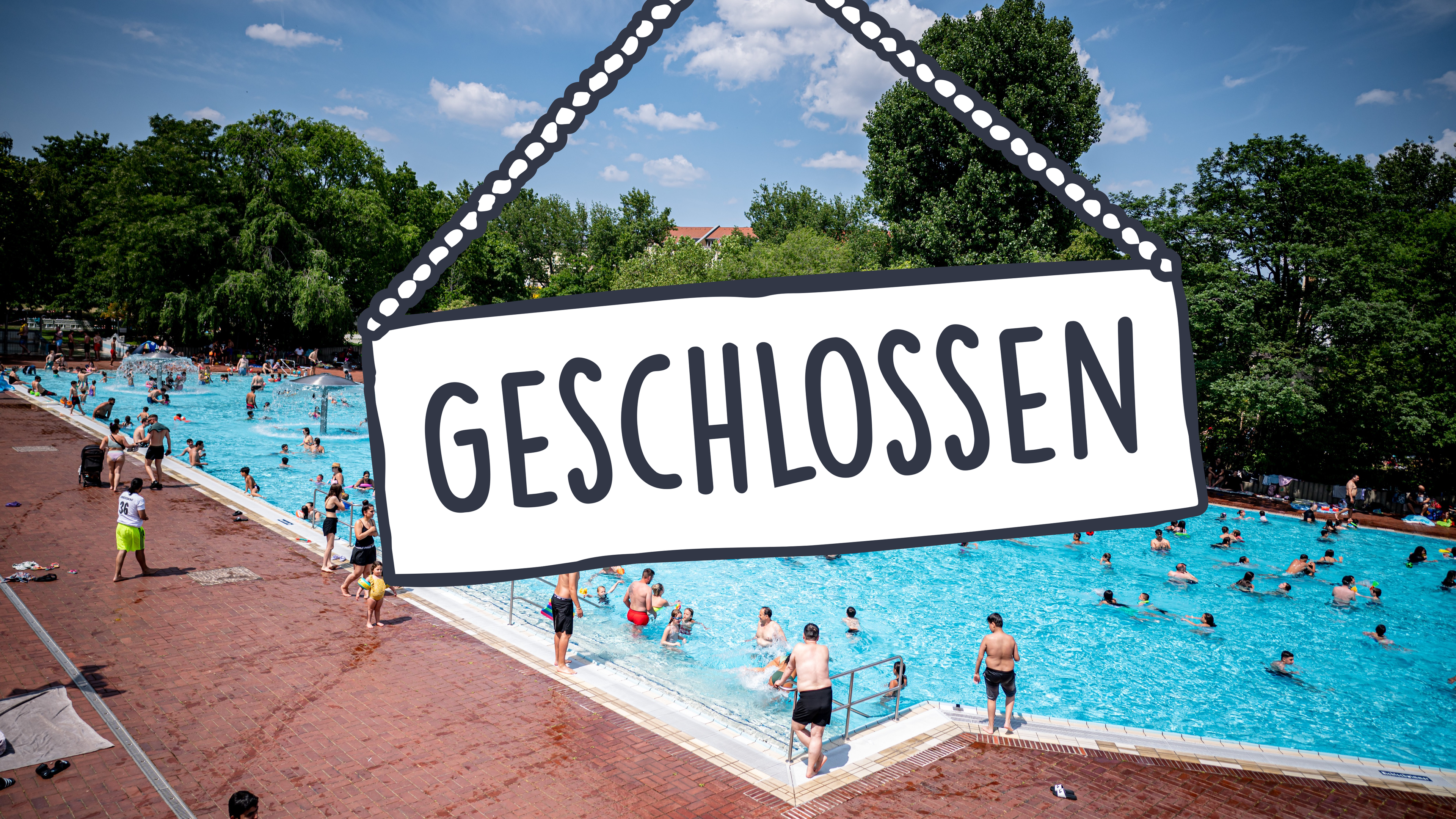 Freibad geschlossen