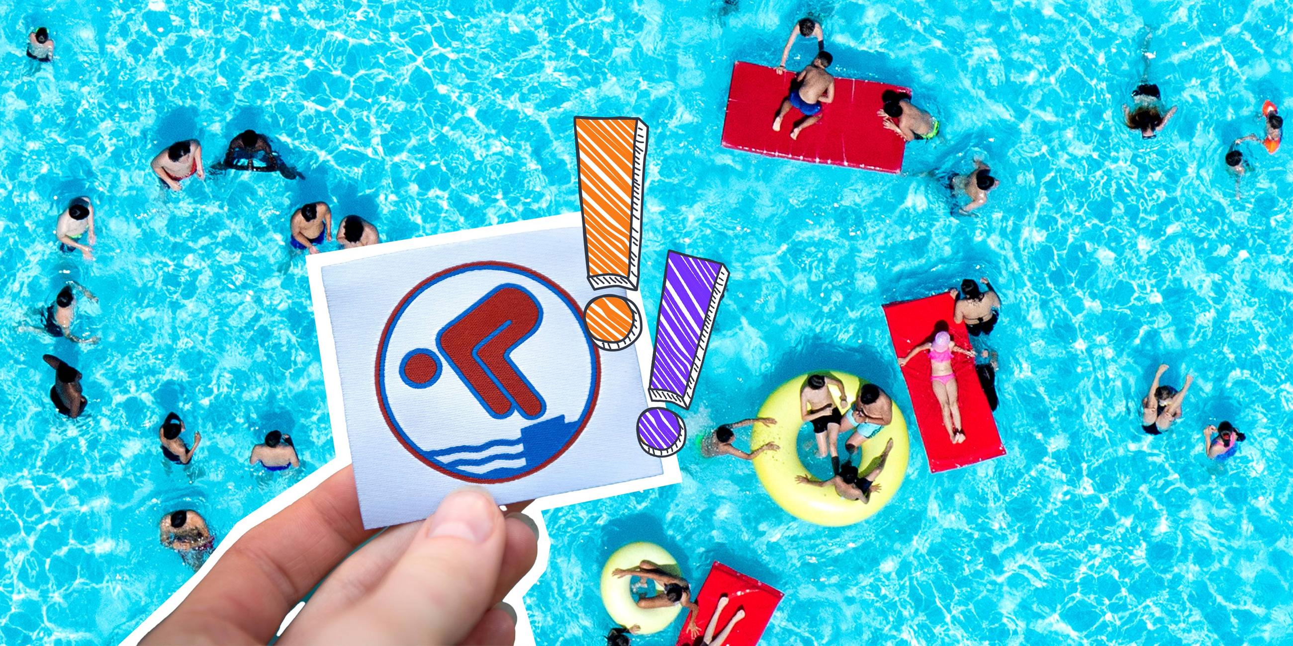 Schwimmabzeichen im Freibad