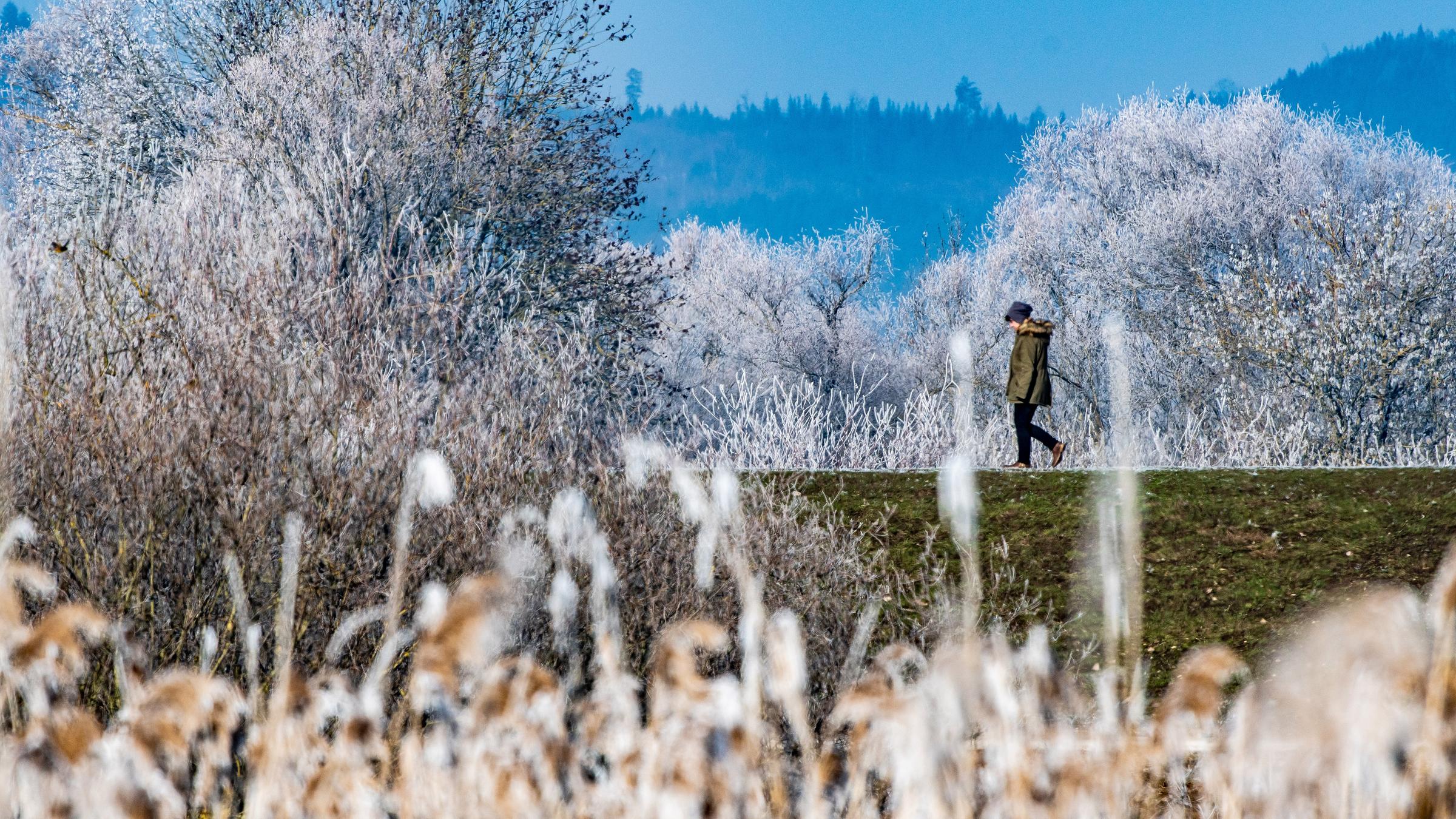 Sonniges Winterwetter