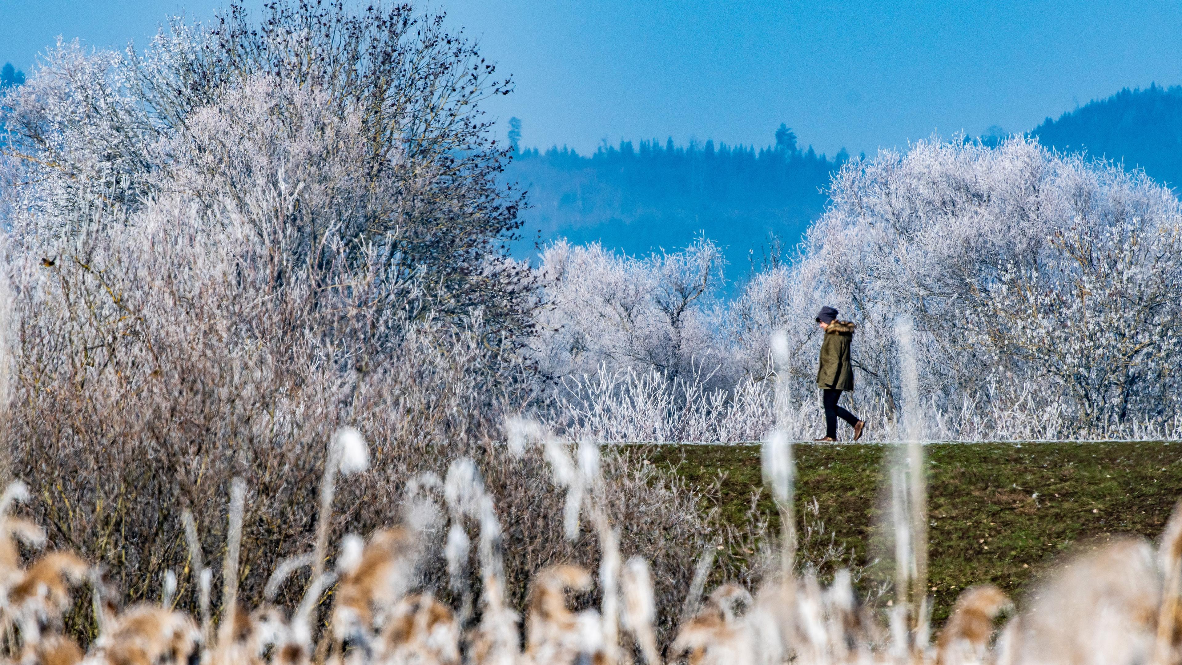 Sonniges Winterwetter