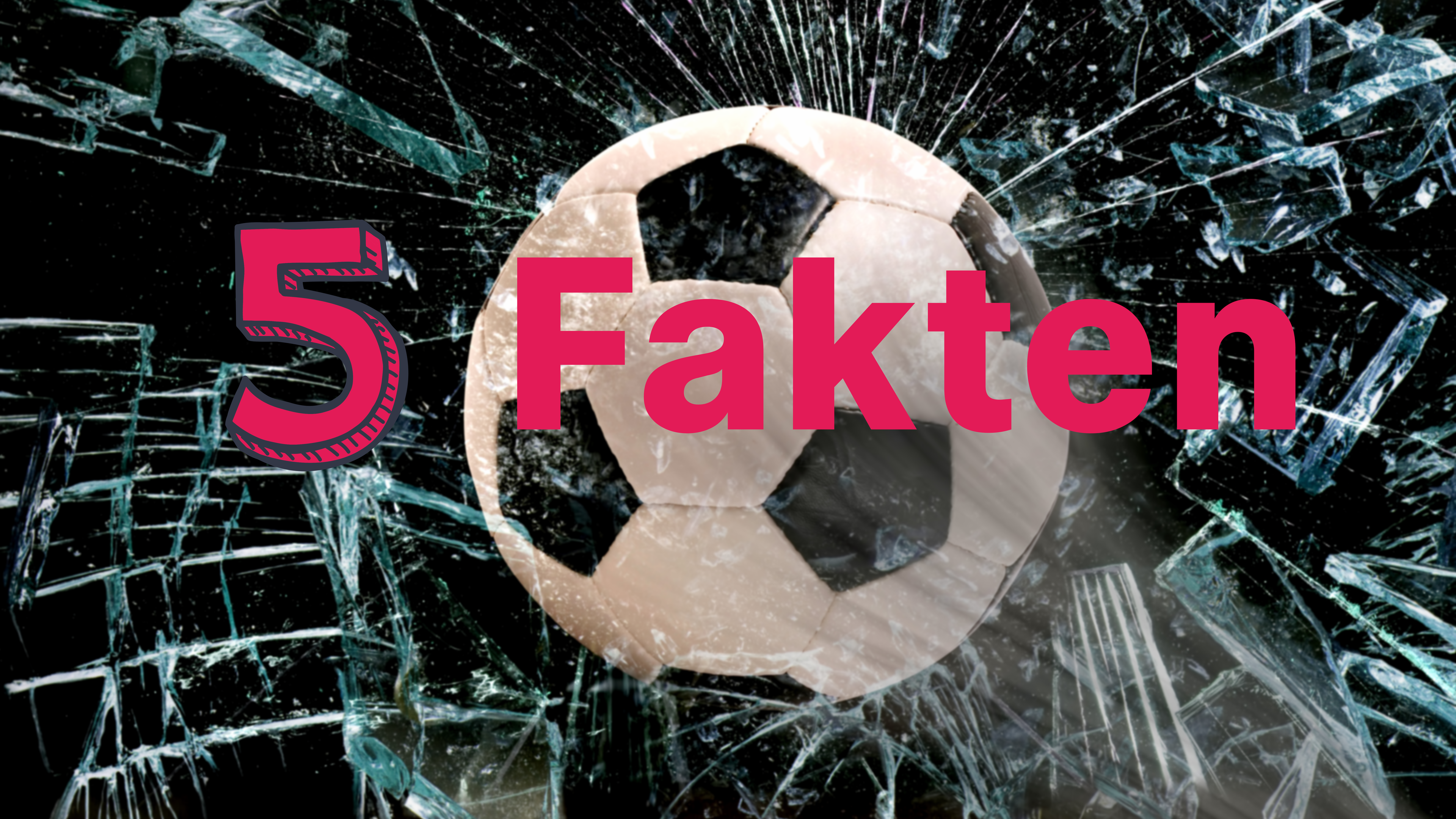 Ein Fußball wird in eine Scheibe geschossen. 