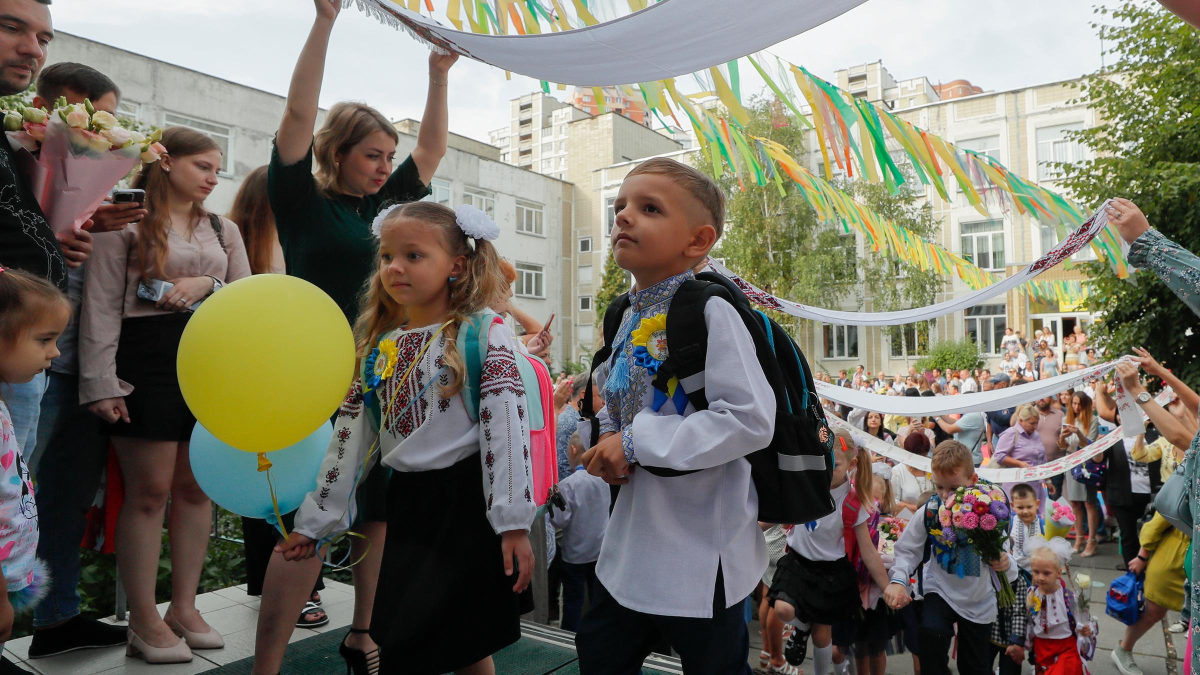Schulstart Ukraine