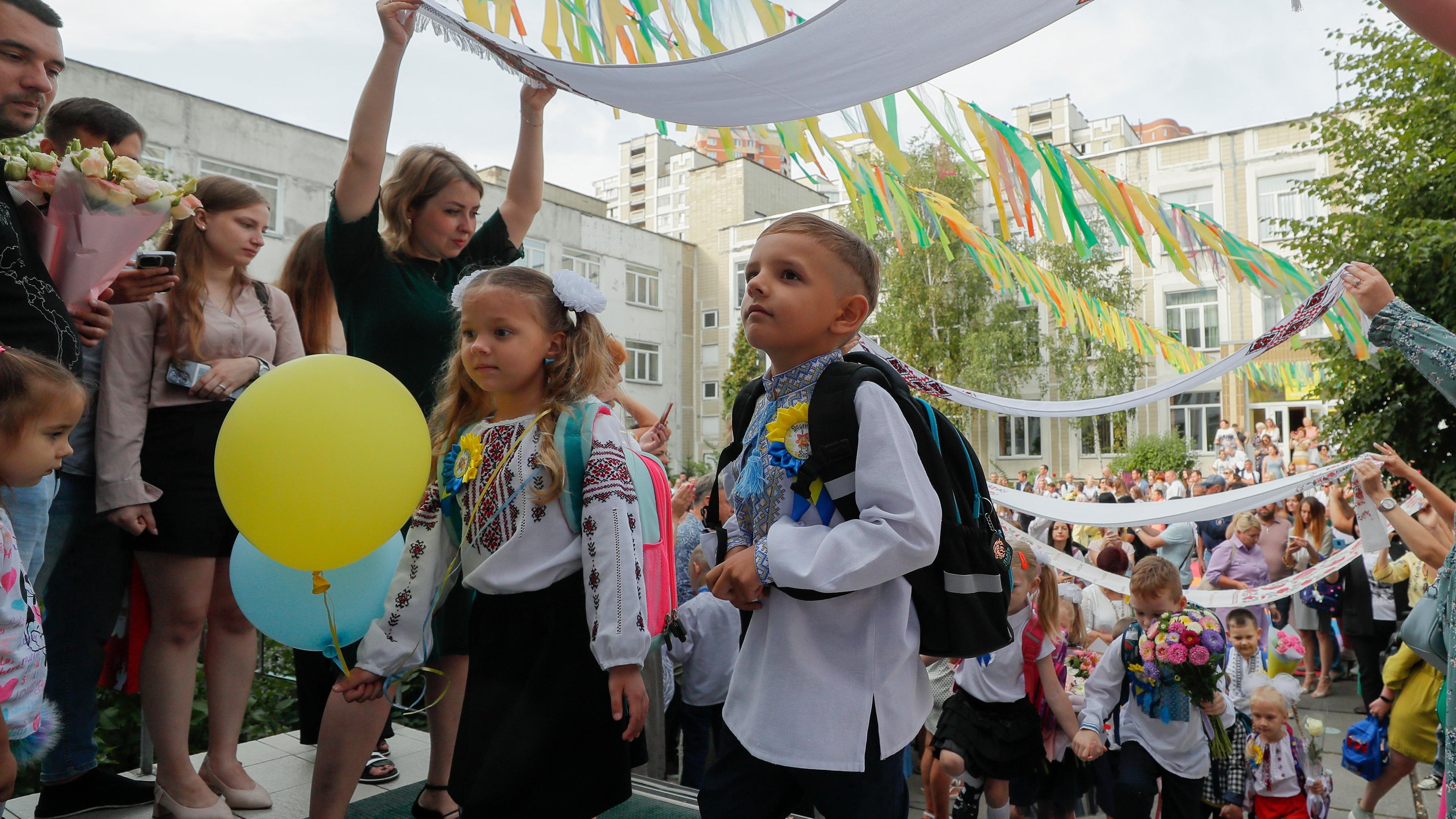 Schulstart Ukraine