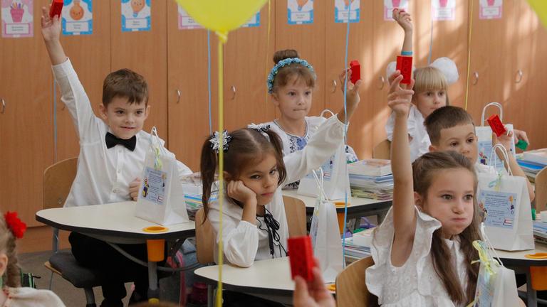 Schulstart Ukraine