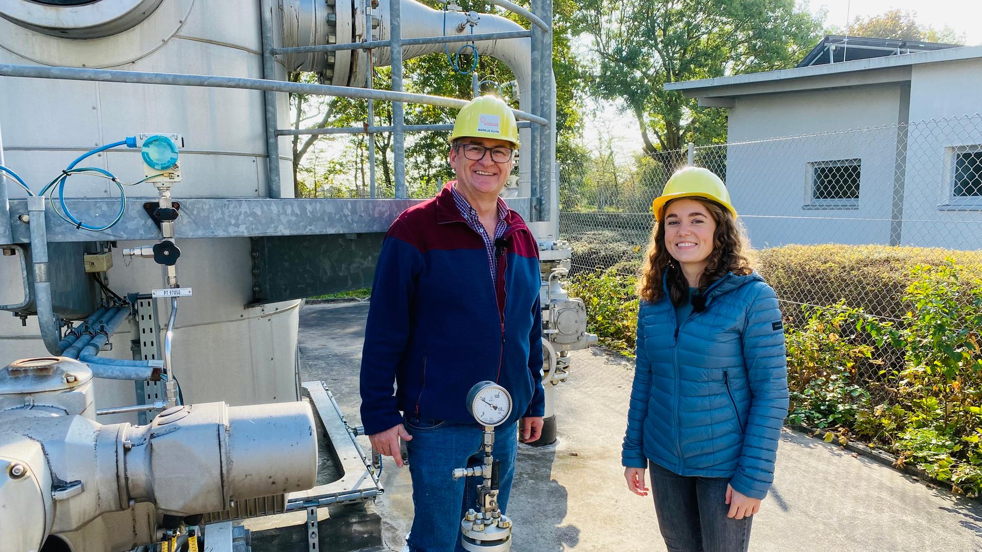 Lotte besucht Gasspeicher 