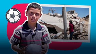 Grafik: Fußballspielen in Gaza