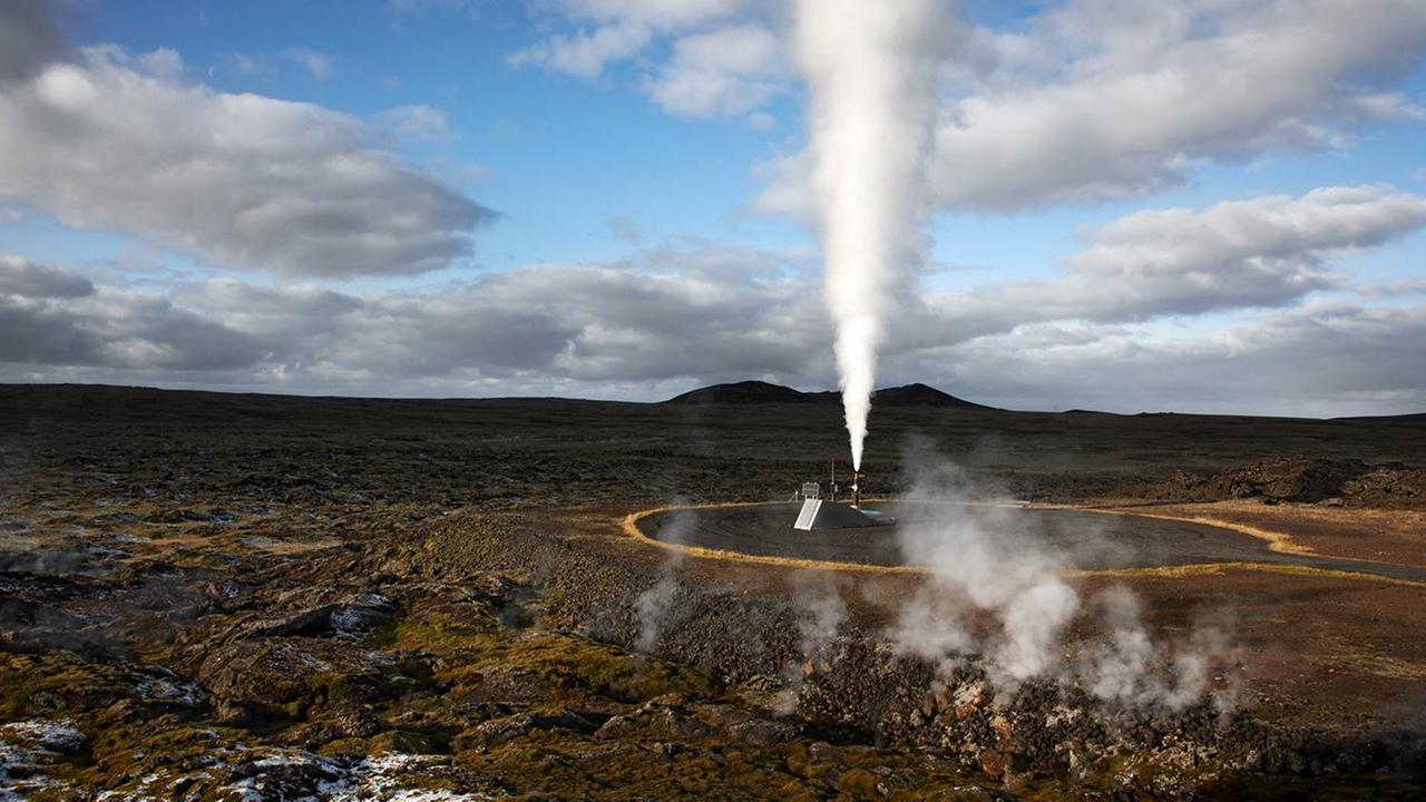 Geothermie-Kraftwerk auf Island