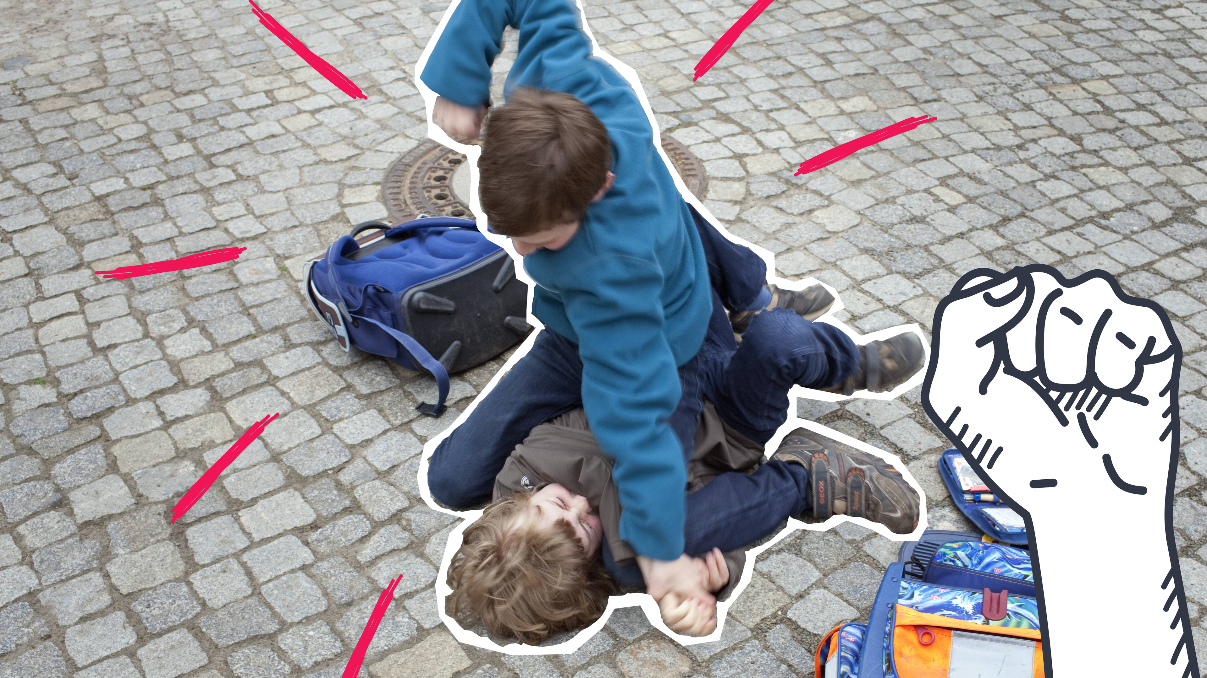 Prügelei an Schule