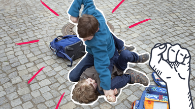 Prügelei an Schule