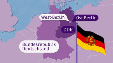 Grafik: geteiltes Deutschland