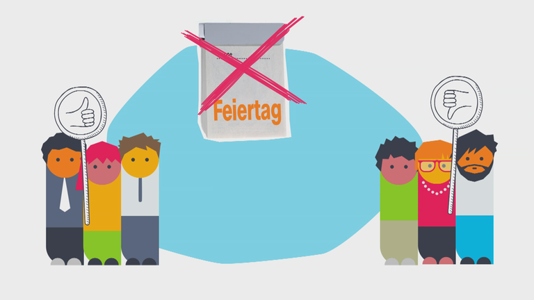 Grafik - Feiertag streichen