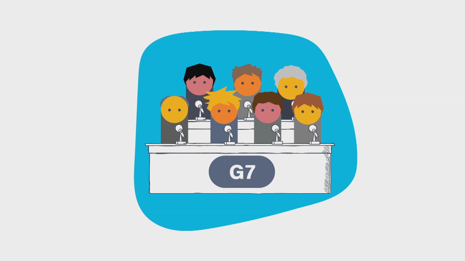 Grafik G7 Gipfel