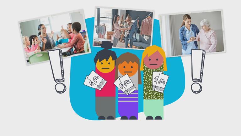 Grafik zu Frauen verdienen häufig weniger Geld als Männer