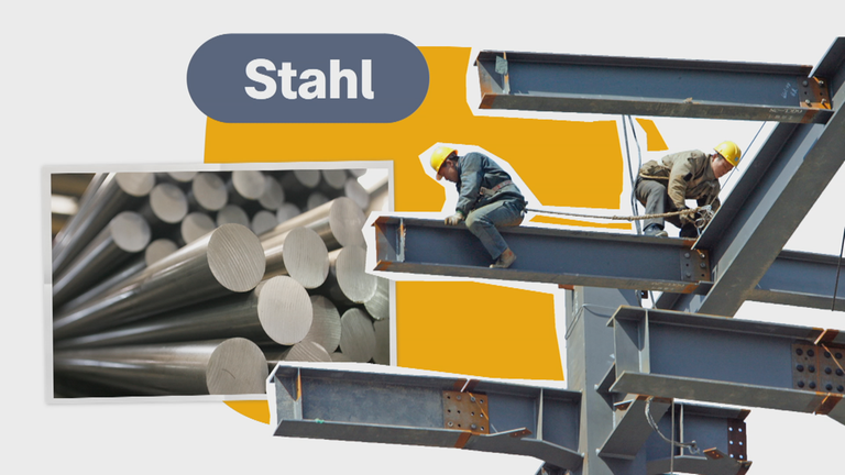 Grafik: Grüner Stahl 