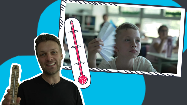Grafik Hitze-Check an Schulen mit Johannes