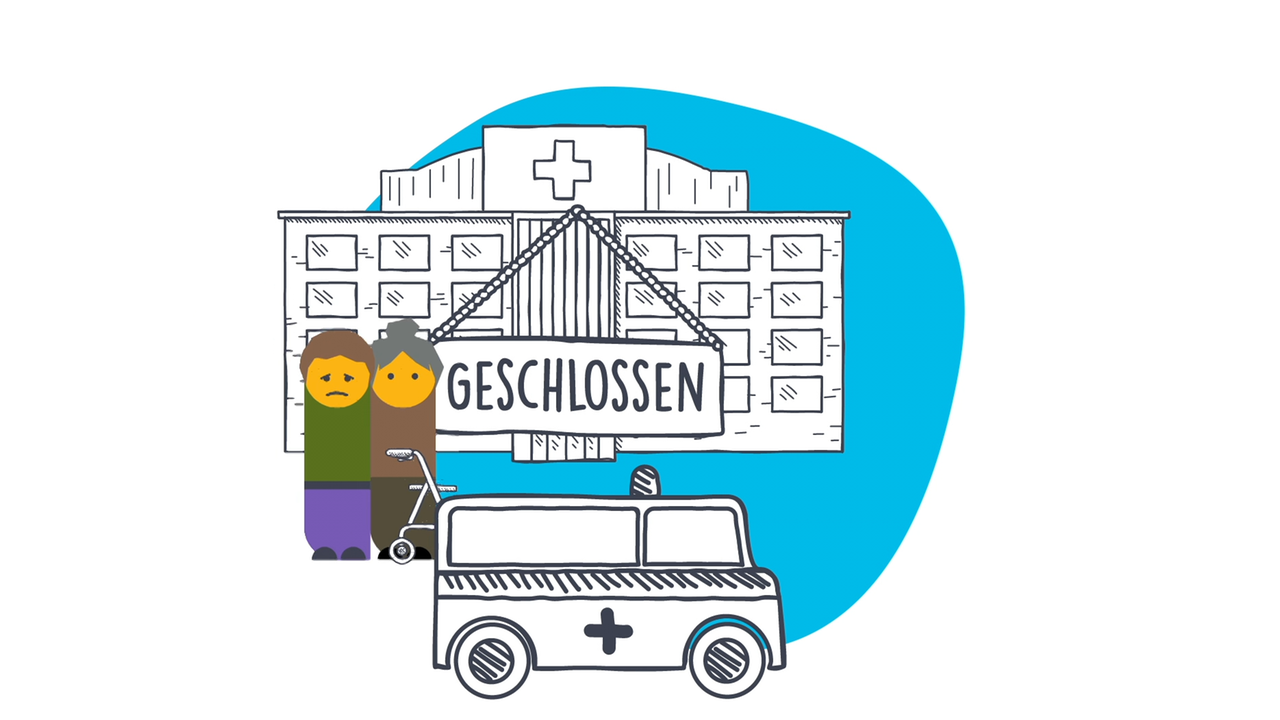 Grafik Krankenhauskrise