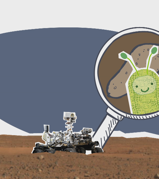Mars-Roboter Grafik