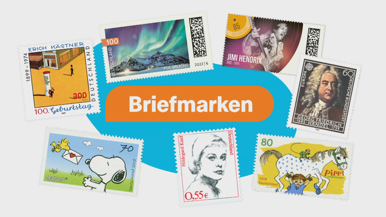 Grafik: Motive auf Briefmarken 