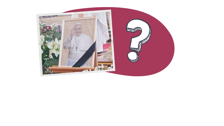 Papst Beerdigung Grafik