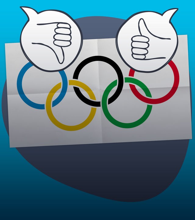 Pro Contra Olympia Grafik