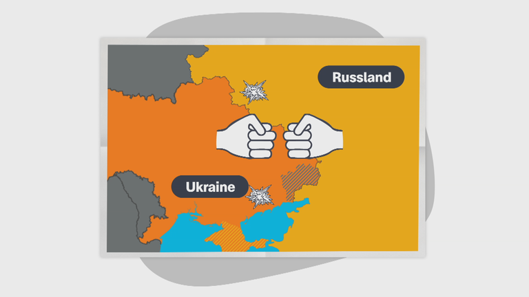Grafik zum Krieg in der Ukraine