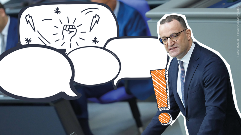 Grafik: Jens Spahn tritt zurück