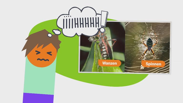 Grafik - nervige Tiere