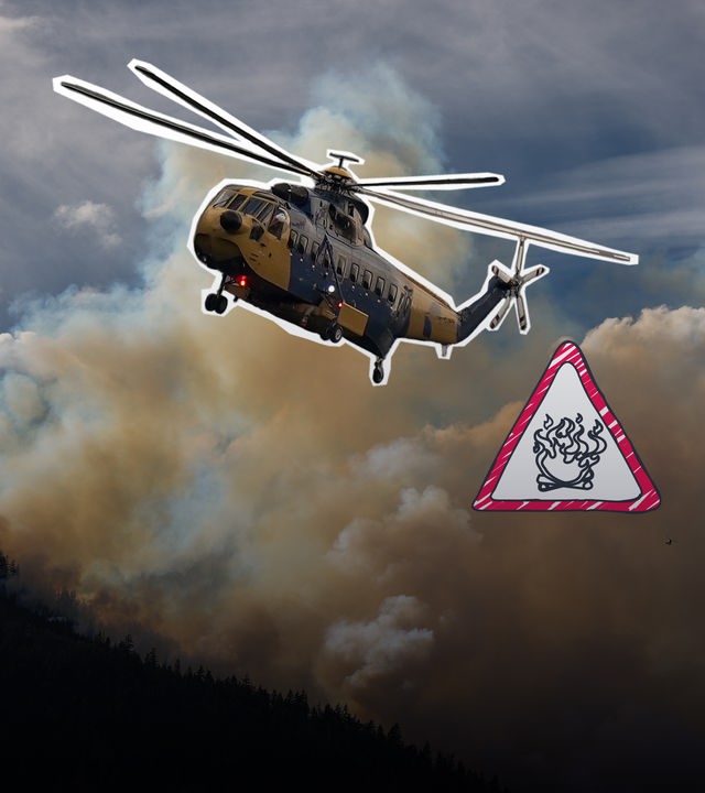 Waldbrand in Kanada