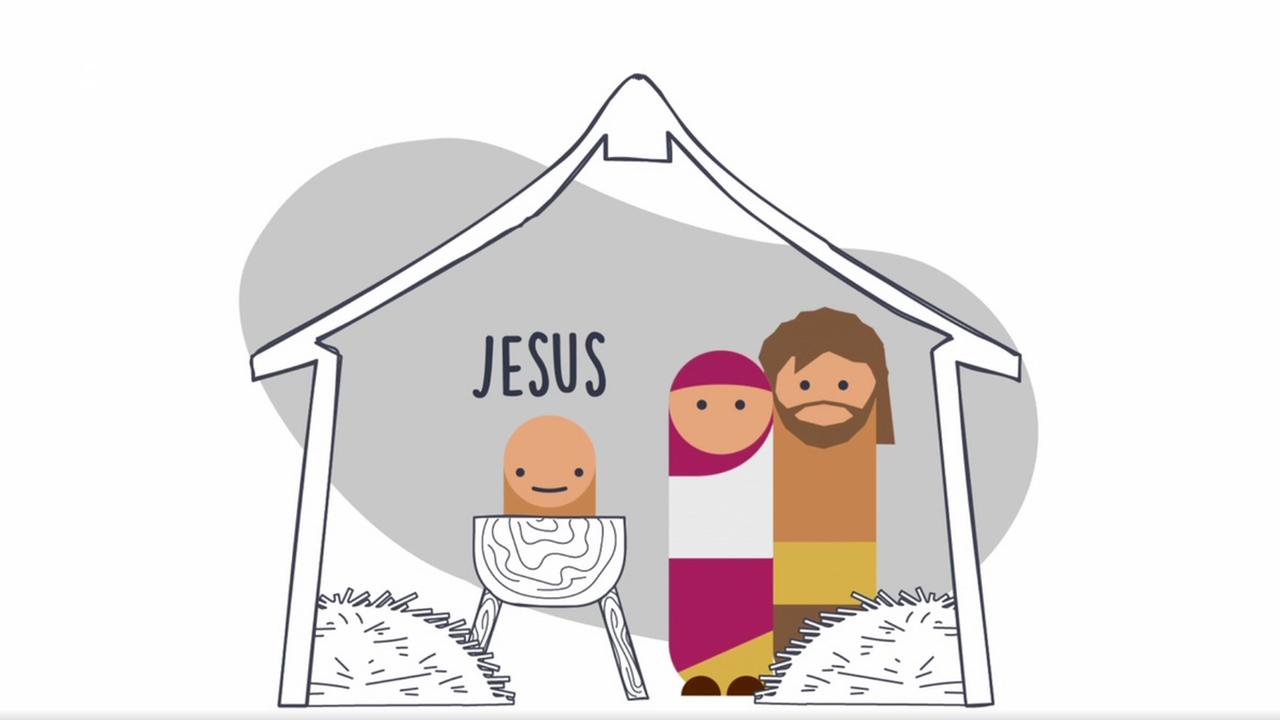 Weihnachtsgeschichte - Grafik