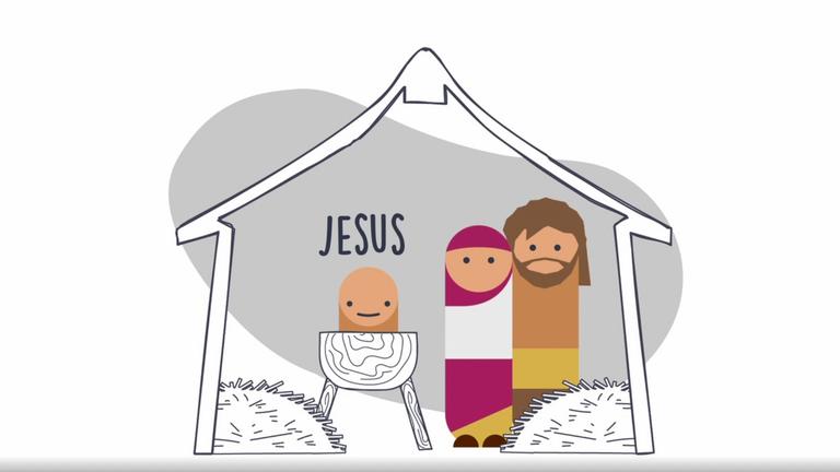 Weihnachtsgeschichte - Grafik