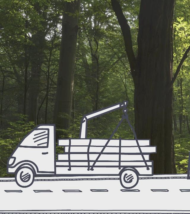 gRAFIK wINDrad Wald