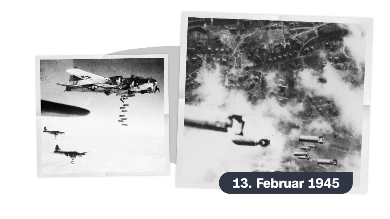 Bild für Bombenangriffe auf Dresden 1945